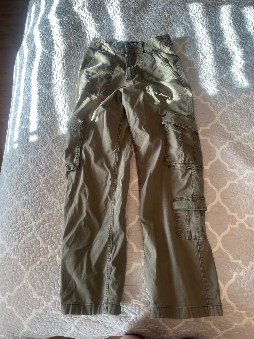 Hollister Olive Green Women's Cargo Pants
